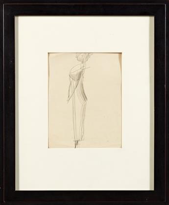 ELIE NADELMAN (1882-1946) Standing Woman in Profile.